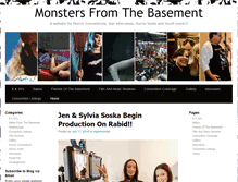 Tablet Screenshot of monstersfromthebasement.com
